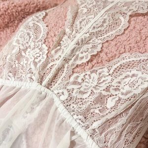 In Bloom White Lingerie Slip